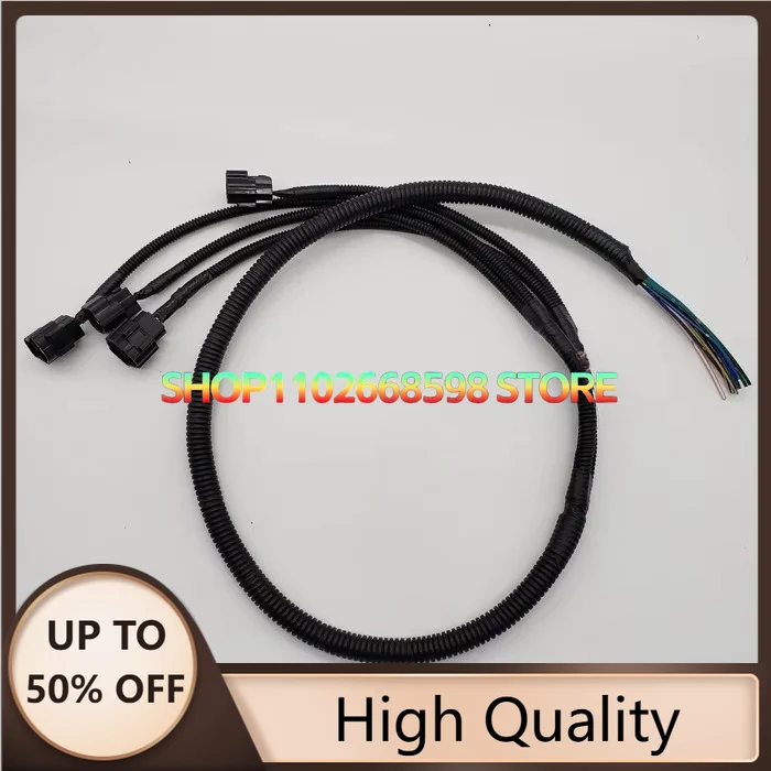 hydraulic pump wiring harness Excavator accessories SK200 210 260 350 450-8 imported high temperature line