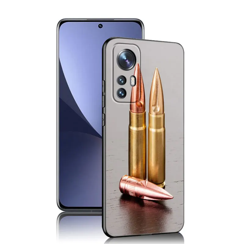 The Military Weapon Phone Case For Xiaomi Mi 9SE 9T 10T 11i 11T Lite NE POCO C40 F3 M3 X3 GT NFC M4 X4 Pro 5G Soft Black Cover