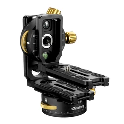 MECO DISE 360 ° dual panoramic gimbal holder camera 720VR indexing 3D Panoramic Video Splicing Indexing Gimbal Stabilized Tripod