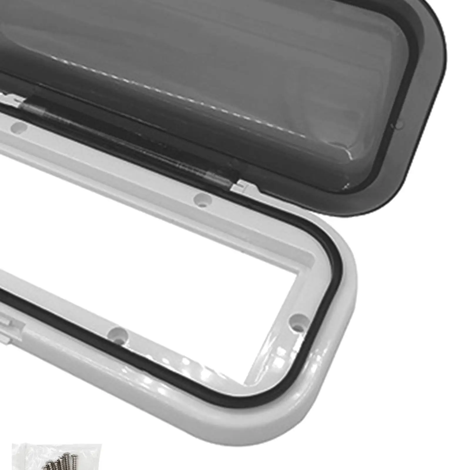 Heavy Duty Boat Stereo Cover ABS Waterproof Protector Flip Up Door Marine Radio Housing for Water Resistant Open Air Vehicles