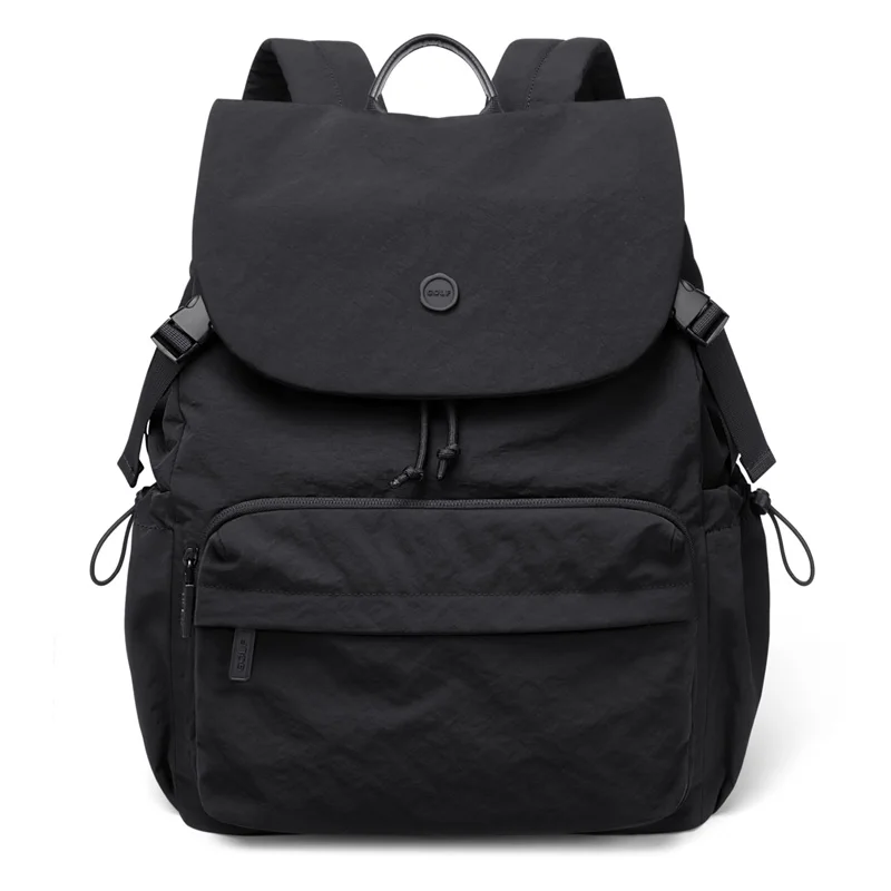 GOLF QUALITY Large Capacity Casual Travel Backpack for Women Lightweight Waterproof School Student Bag Solid Color