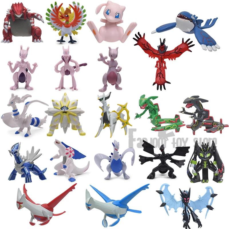 Legendary Pokemon Figure Necrozma Dialga Arceus shiny Rayquaza Reshiram Solgaleo Palkia Zekrom  Yveltal Latias