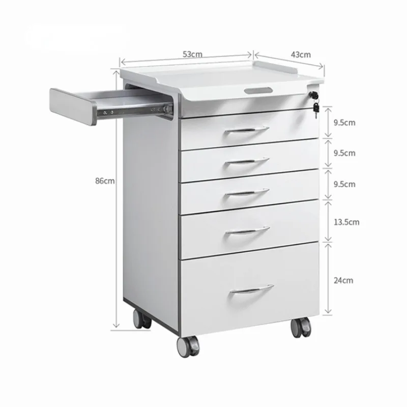 Cheap Mobile Stainless Steel Dental Clinic High End Medicine Instruments Operating Cabinet Price