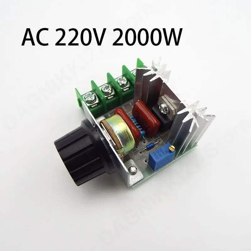 AC 220V 2000W SCR Voltage Regulator Dimming Dimmers Speed Controller Thermostat Adjuster Governor Electron