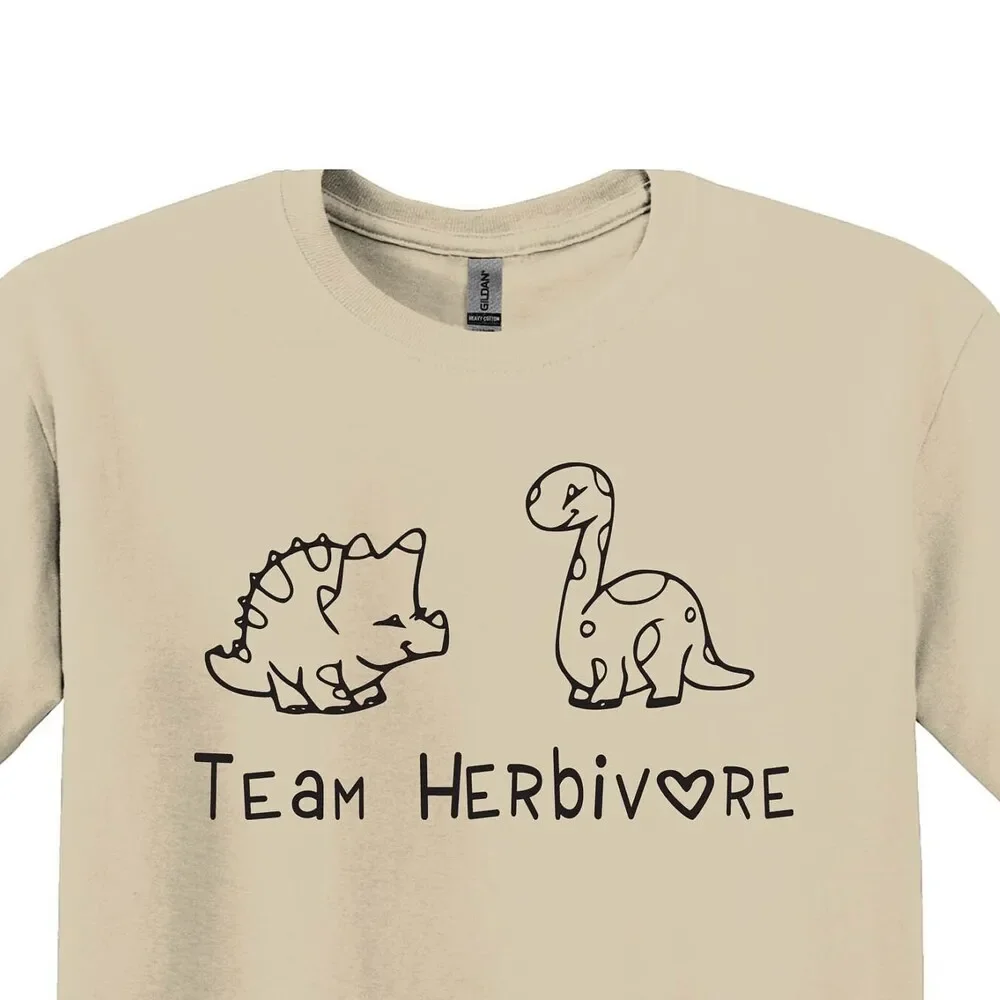 Team Herbivore T Shirt Vegan Funny For Women Vegetarian