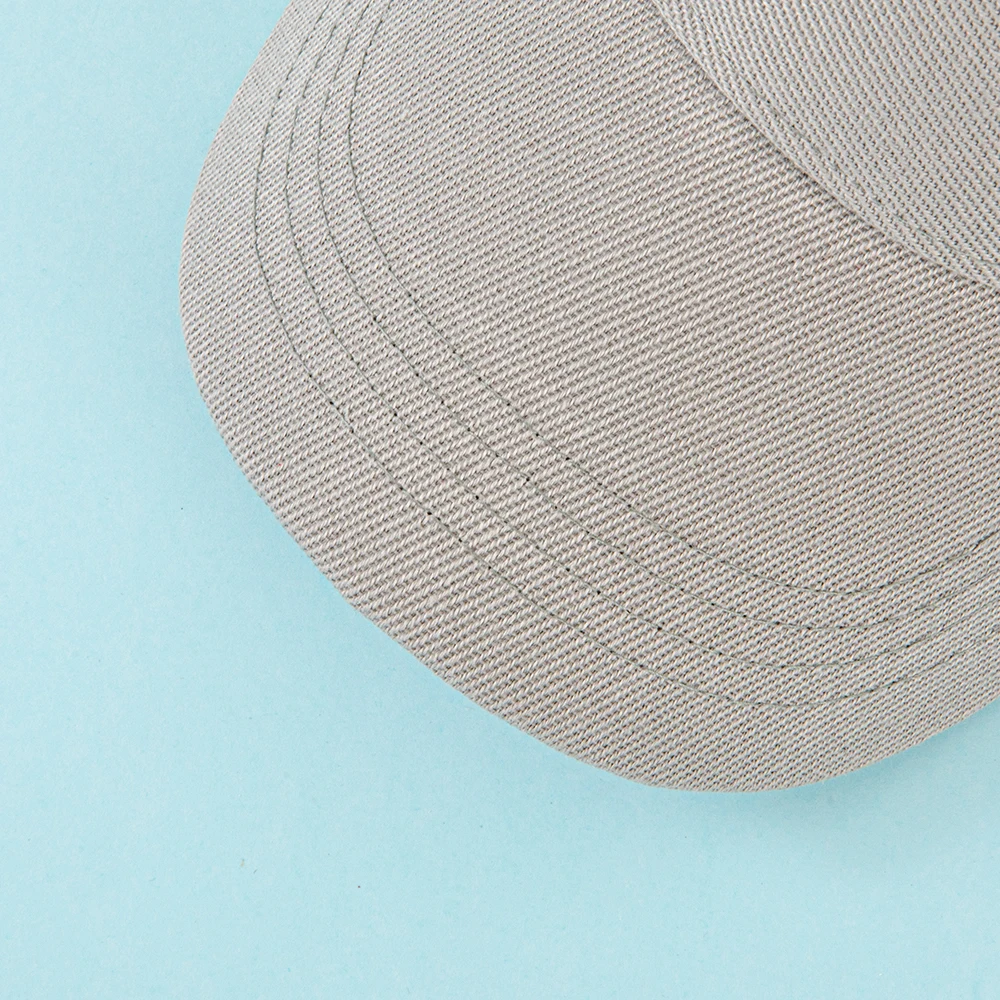 Baumwoll-Sonnenblende für Damen und Herren – Verstellbare Baseballkappe mit offenem Oberteil für Sport, Laufen, Golf, Strand – Mehrere leuchtende Farben – Detail 22