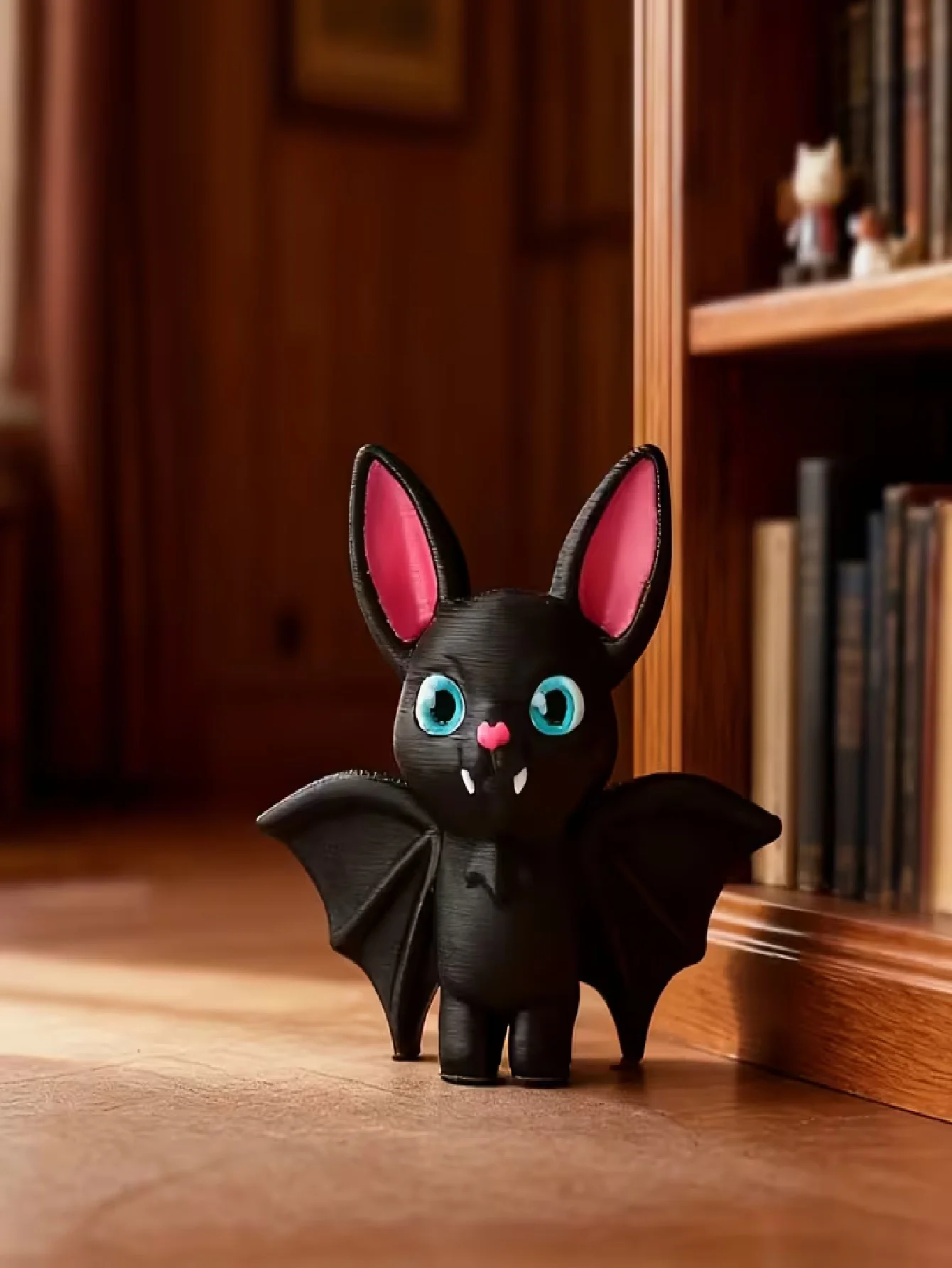 1 Piece of Upside-Down Bat Statue Car Decoration, Suitable for Home Desktop Decoration and Office Desktop Display