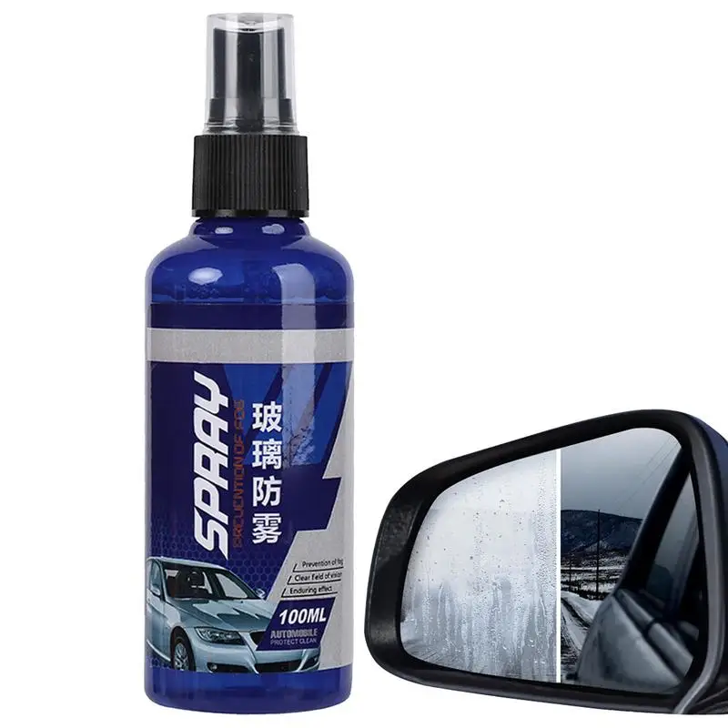 

Anti Fog Spray For Windshield Auto Windshield Anti Rain Spray 100ml Auto Glass Anti-Fog Spray Multifunctional Auto Glass