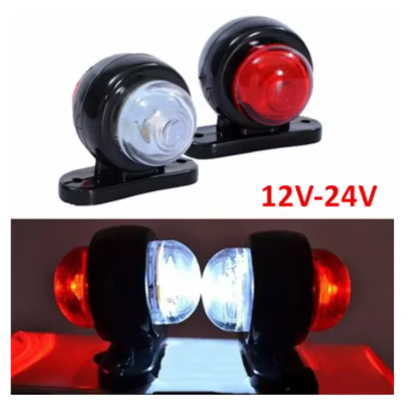 

ISURE MARINE Truck Side Marker Light Contour Light LED Dual Color 12v-24V Truck Trailer Safety Light Indicator Light
