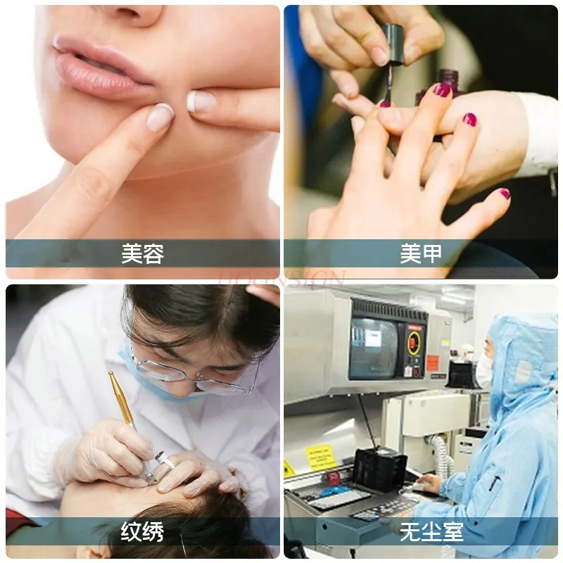 100pcs Disposable finger cover,nail pattern embroidery, anti-static and anti-skid protective cover, latex rubber finger cover