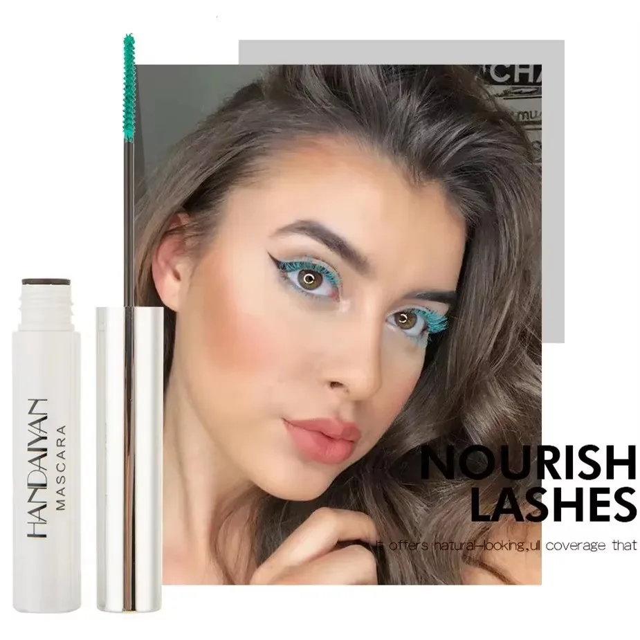 6 สีกันน้ํา Vibely Bulklash มาสคาร่ายาวขนตาสําหรับ Eye หญิงเกาหลีเครื่องสําอางค์แต่งหน้ามาสคาร่าสีขาว Mermaid TAIL