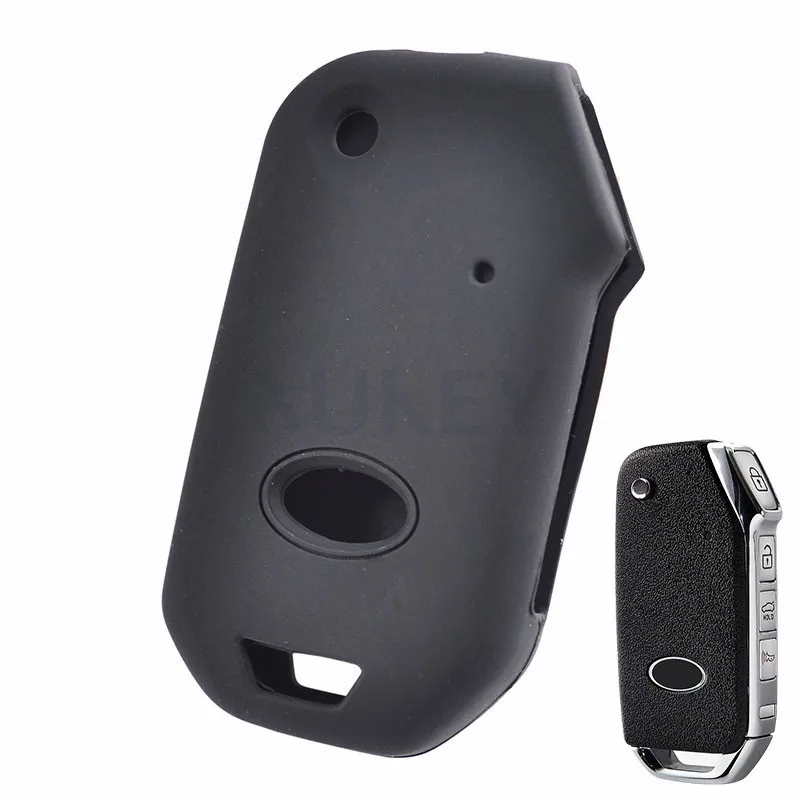 Silicone Car Key Case For Kia Sportage Ceed Sorento Cerato Forte Stinger K900 2017 2018 2019 2020 Cover Remote Shell Fob