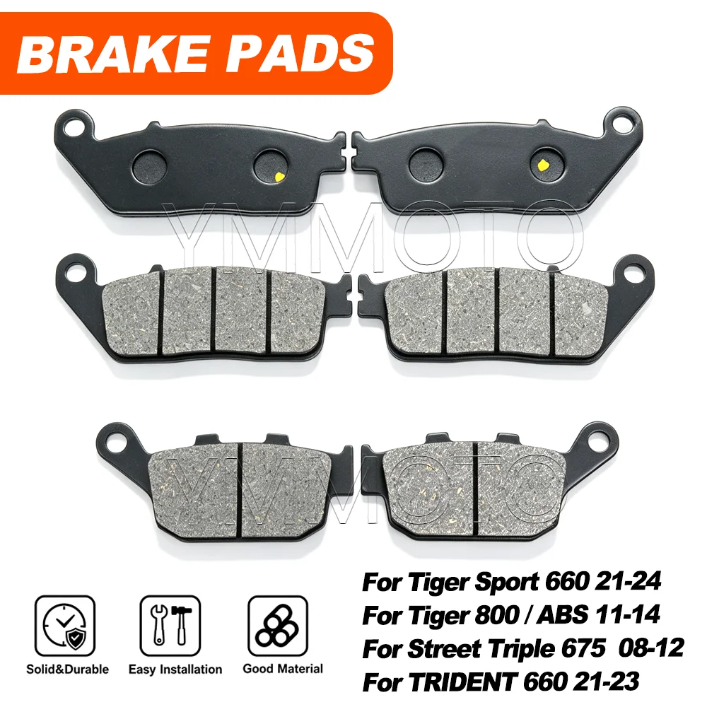 Motorcycle Brake Pads - ผ้าเบรกหน้า-หลังสำหรับมอเตอร์ไซค์ Tiger 800 XC XCA Street