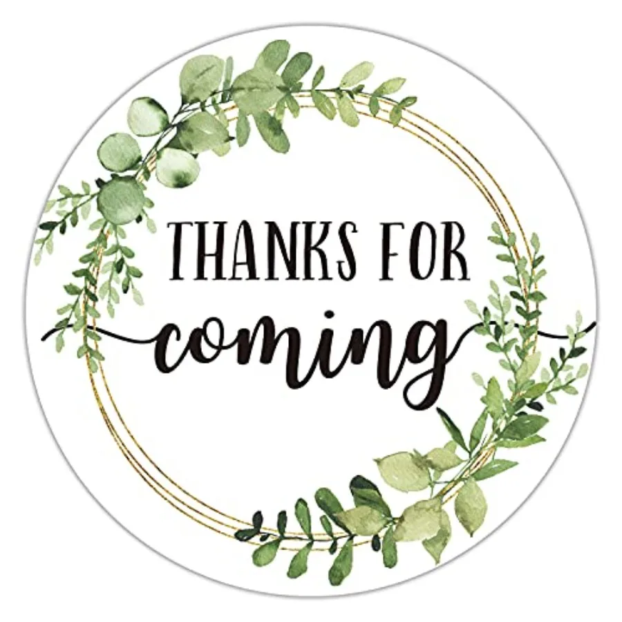 

Thank You Stickers Thanks for Coming Stickers Perfect for Baby Shower Wedding Favor Birthday Party Favor 2 Ih Circle 50 Pack.