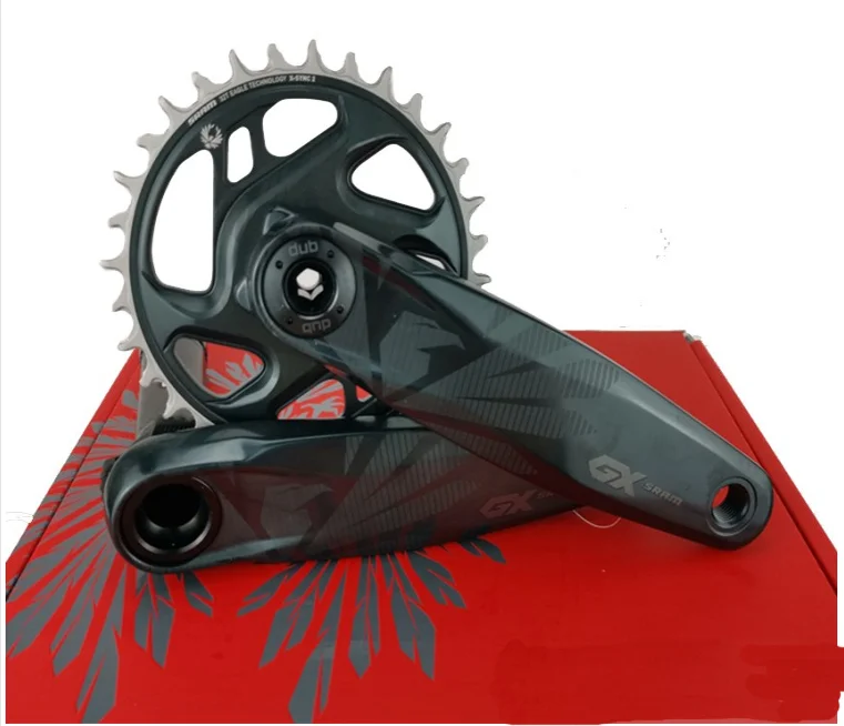 SRAM GX Eagle DUB cranbet najlepszy aluminiowy korbset 32T 34T dla 11/12speed nasz najlepszy aluminiowy korbowy zestaw