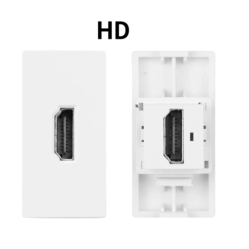 Bingoelec EU Standard Push Switches Module Part DIY Function Cat6 TV HDMI 2.4A USB Parts Internet RJ45 SAT Glass Frames