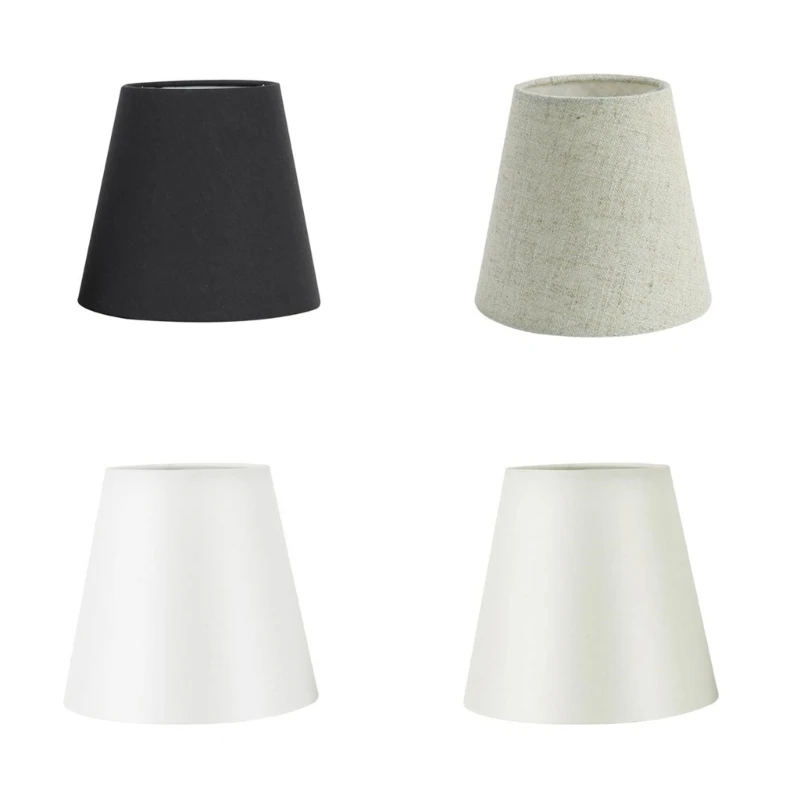 

3 Pack Lamp Shades Clip On Lampshade Soft Lighting Decors PVC Fabric Texture Drop shipping