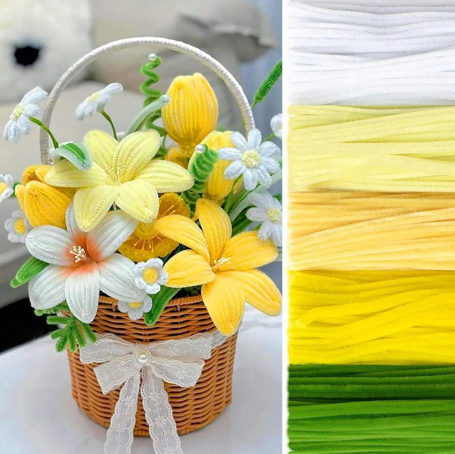 500/600 stuks pijpreinigers chenille stengels 12 inch ambachtelijke benodigdheden bulk voor doe-het-zelf kunst- en ambachtelijke projecten creatief cadeau