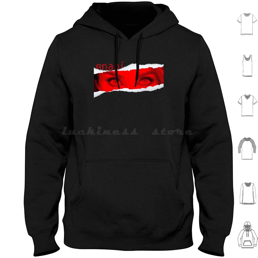 Anahi-Rbd Hoodie Cotton Long Sleeve Rbd Rebel Be Or Seem Anahi Mine Colucci