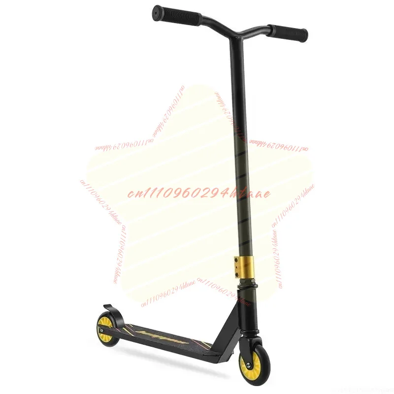 Scooters Scooter 6-12 Years Old Teenagers Two-Wheel Street Brush Fancy Racing Bicycle Pedal Entry-Level Stunt Scooter