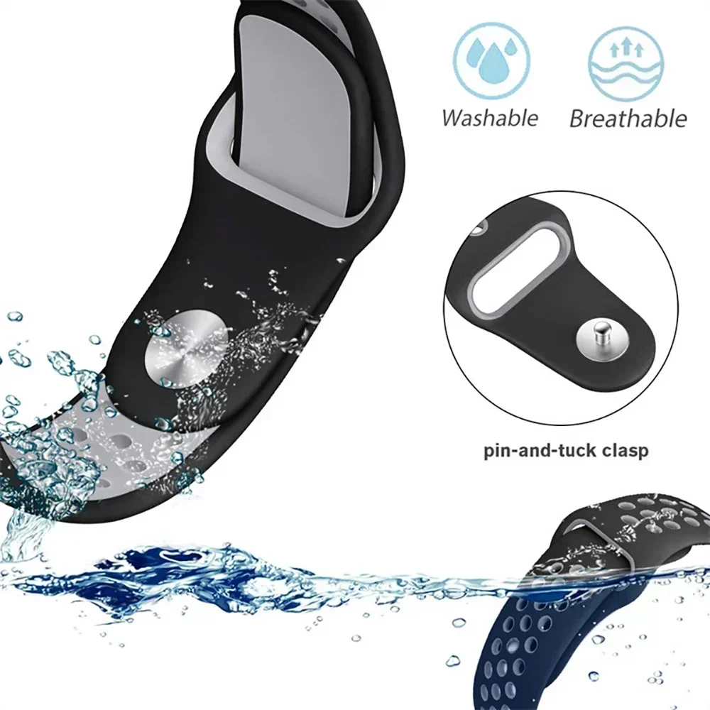 20mm 22mm Watch Strap for Samsung Galaxy Watch 6 5 4 3 Classic 47mm 43mm Pro 45mm 40mm 44mm Silicon Bracelet Huawei GT/3/2 Band image 5