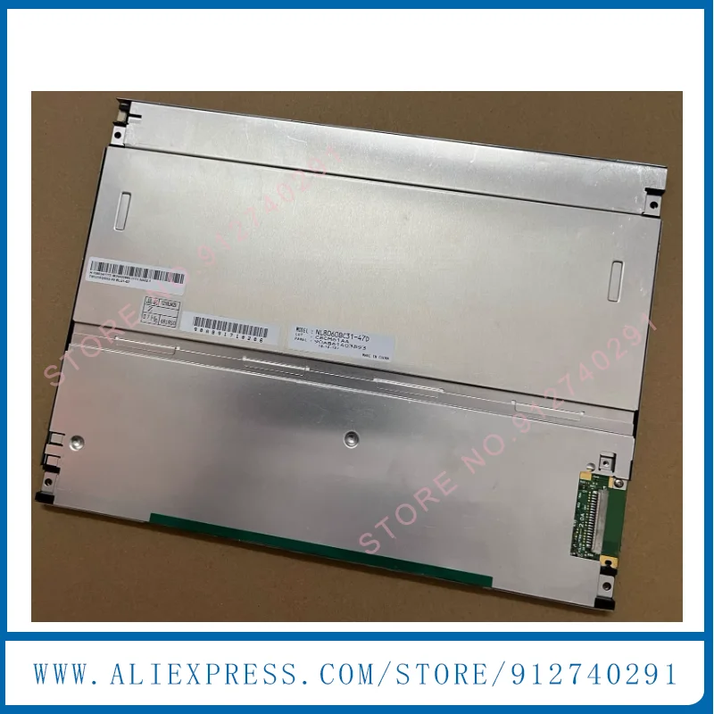 NL8060BC31-47D 121BLM29  NL8060BC31-47 Original 12.1 Inch NL8060BC31 47D Industrial TFT LCD Display Screen Panel 100% Tested