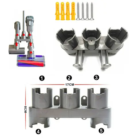 Vacuum Cleaner Storage Shelf Tools Holder For Dyson V7 V8 V10 V11 V15 Place Brush Head Nozzle Cleaning Accessories Bracket