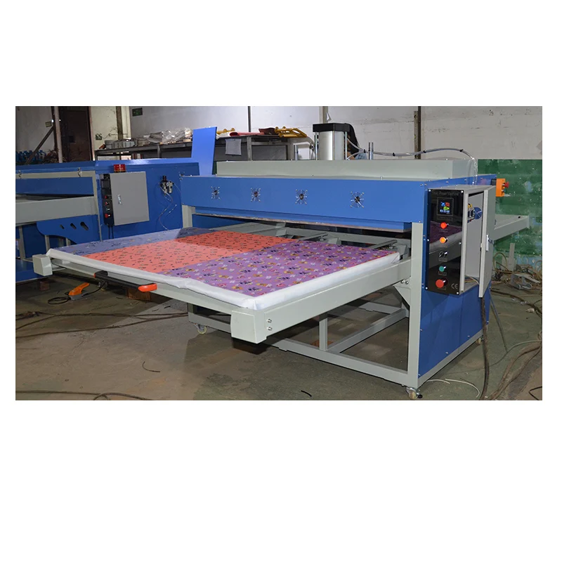 

Large Format 100*160 80*100 60*80 70*90cm Semi-automatic Sublimation Pneumatic Driven Heat Press Machine