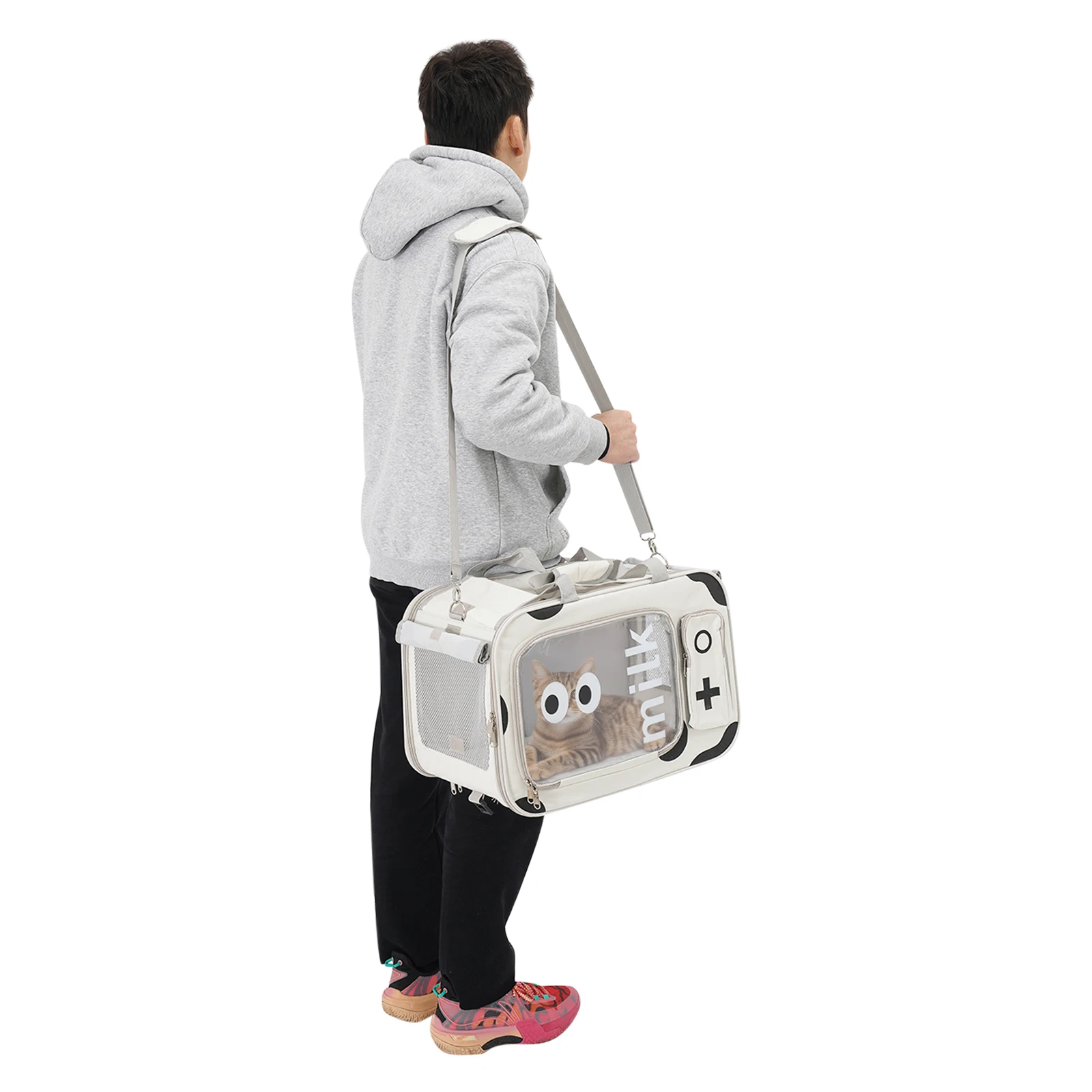 Collapsible Pet Backpack Carrier for Cats and Dogs