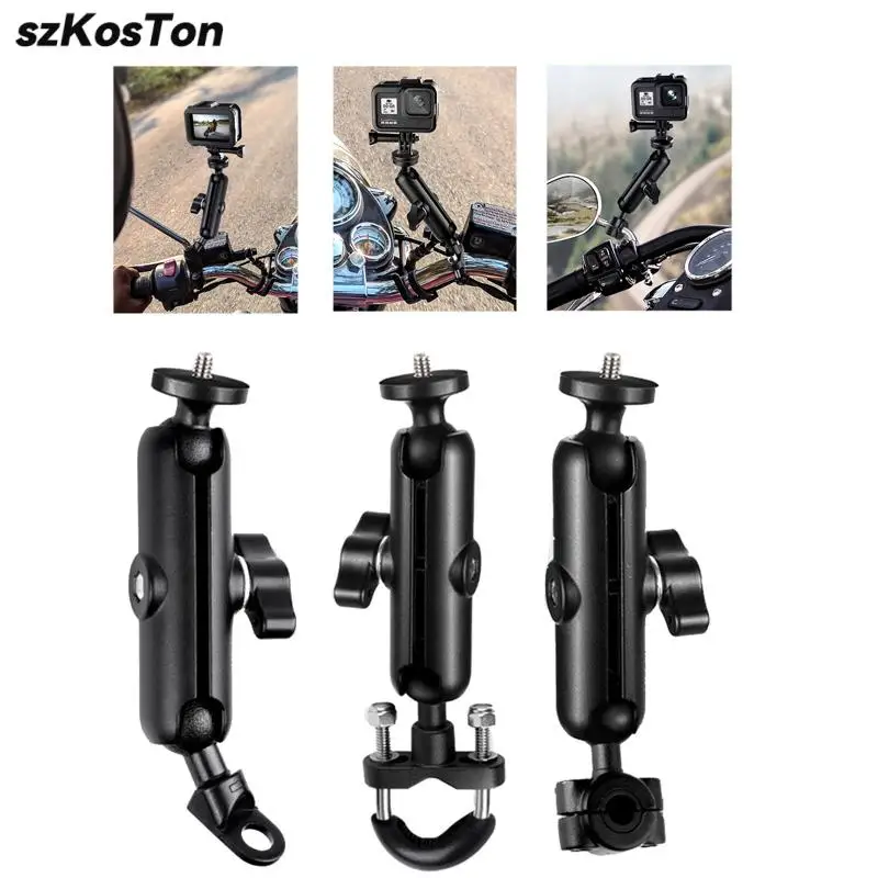 

Bicycle Motorcycle Selfie Stick Monopod Mount Handlebar Bracket For Insta360 X4 GoPro 13 12 11 10 DJI Osmo Action 4 Accessories