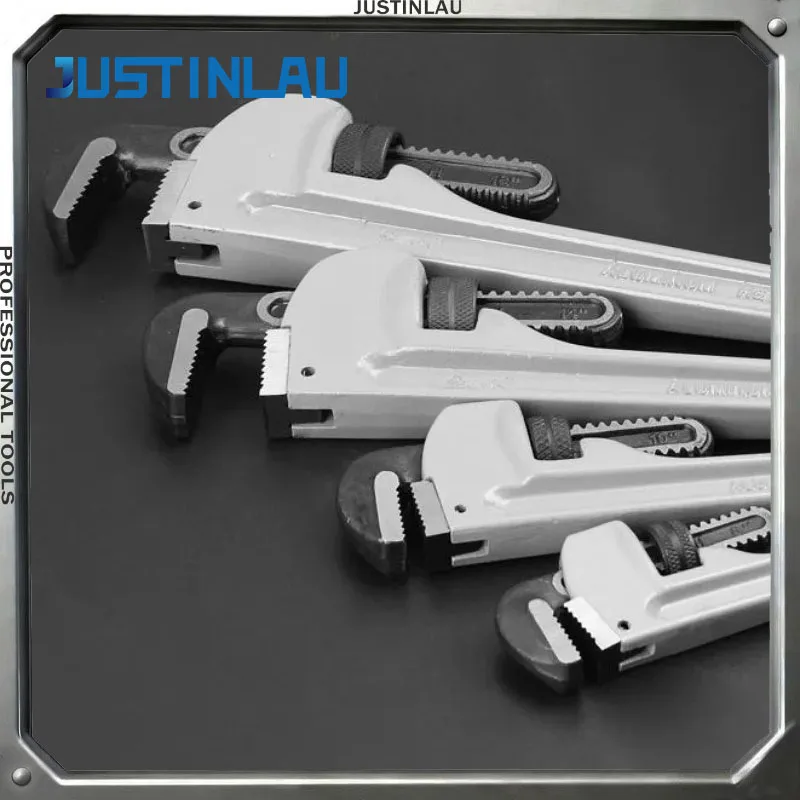 JUSTINLAU 1piece Multifunctional Adjustable Eagle Beak Pipe Wrench Aluminum Alloy Handle Heavy Duty Pipe Pliers Manual Tools