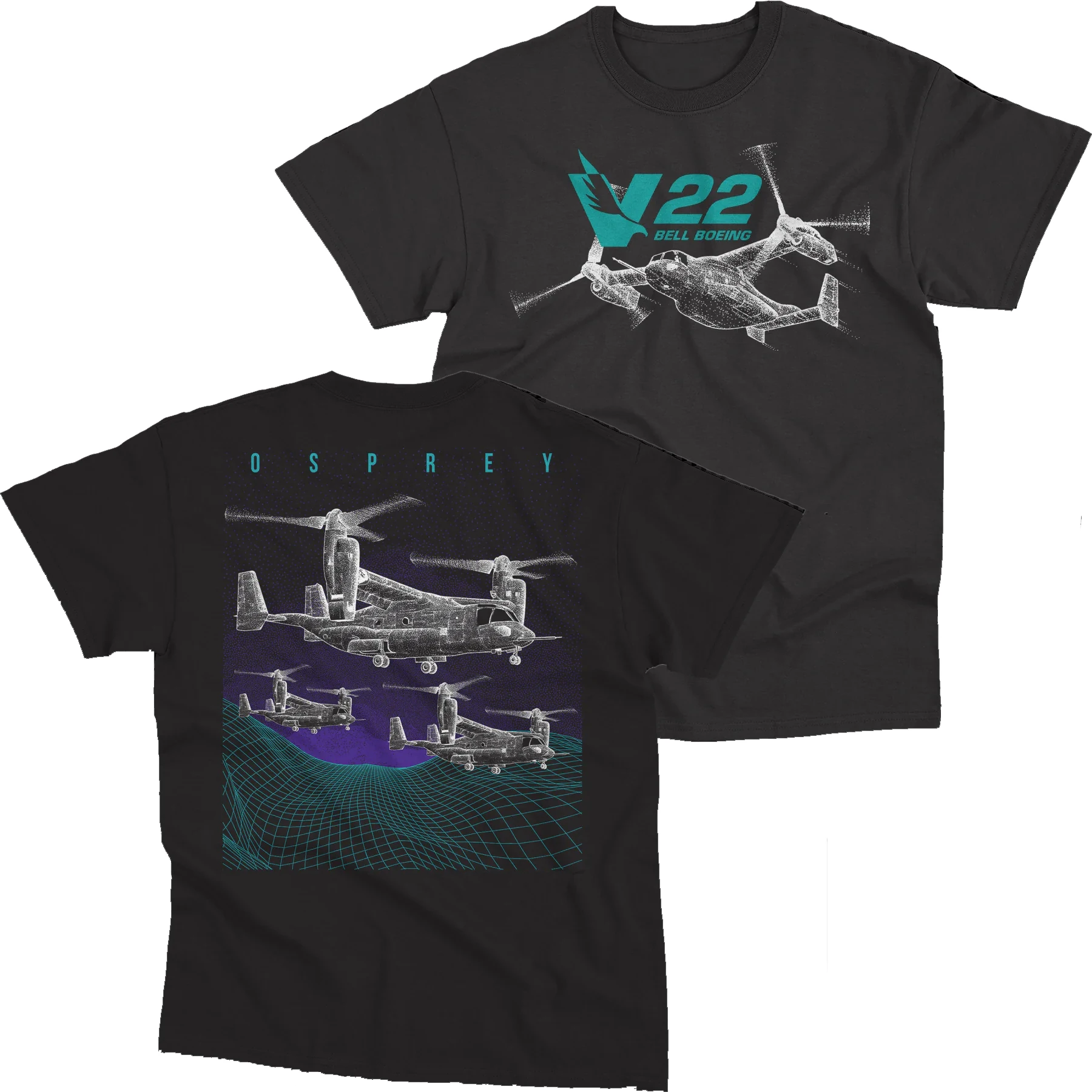 

V-22 Osprey Multirole Combat Aircraft T-Shirt 100% Cotton O-Neck Short Sleeve Summer Casual Mens T-shirt Streetwear