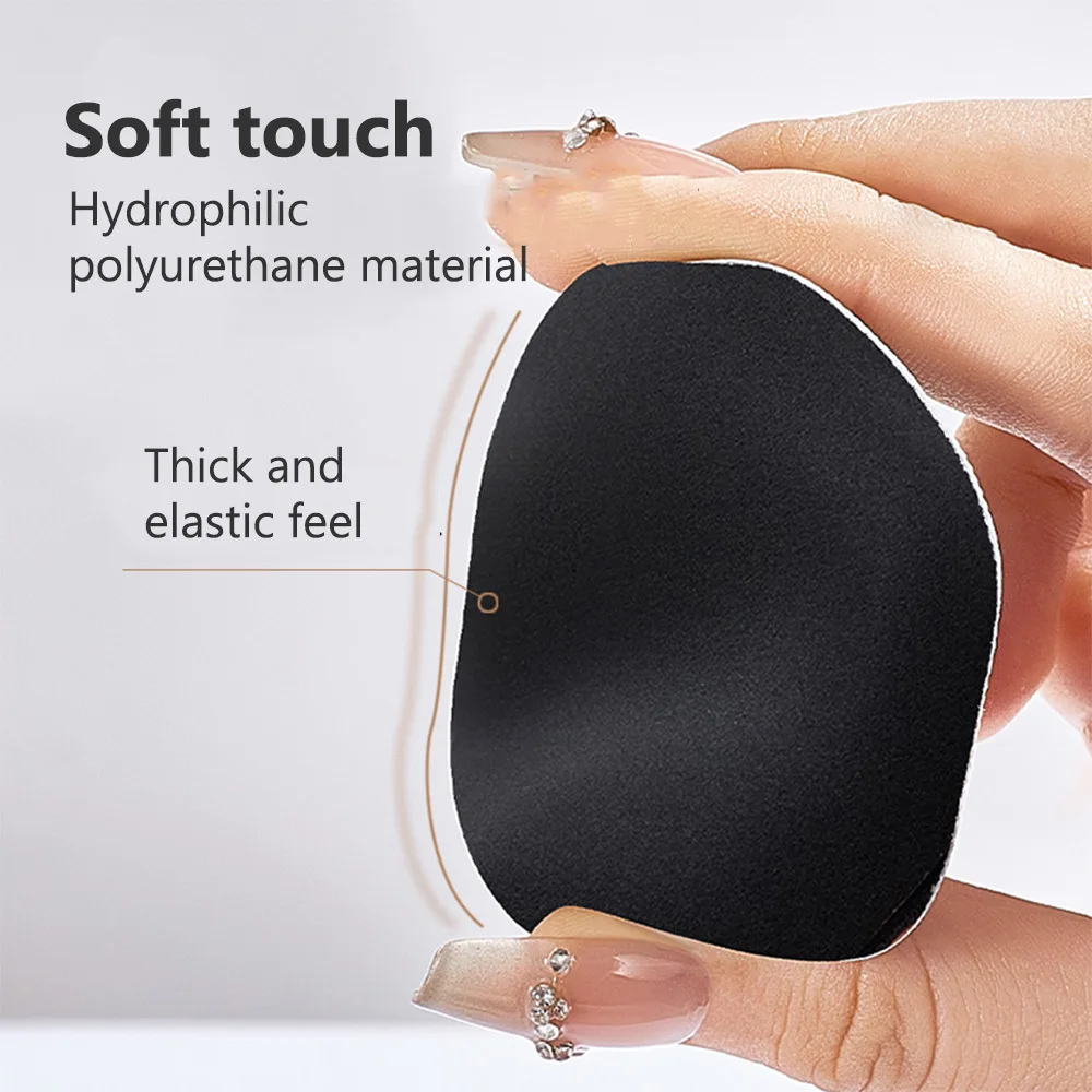 GECOMO 2 PCS Powder Puff Set with Storage Box Soft Skin-friendly Dry And Wet Dual-use Sponge For Liquid Foundation Makeup