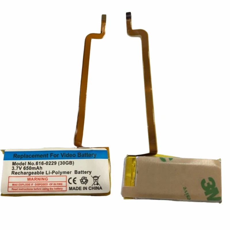 بطارية ليثيوم 750 مللي أمبير في الساعة 616-0229 Foripod 5th Gen Video 30gb و6th Gen Classic 80gb 120gb 7th Gen 160gb بطاريات قابلة للشحن #2