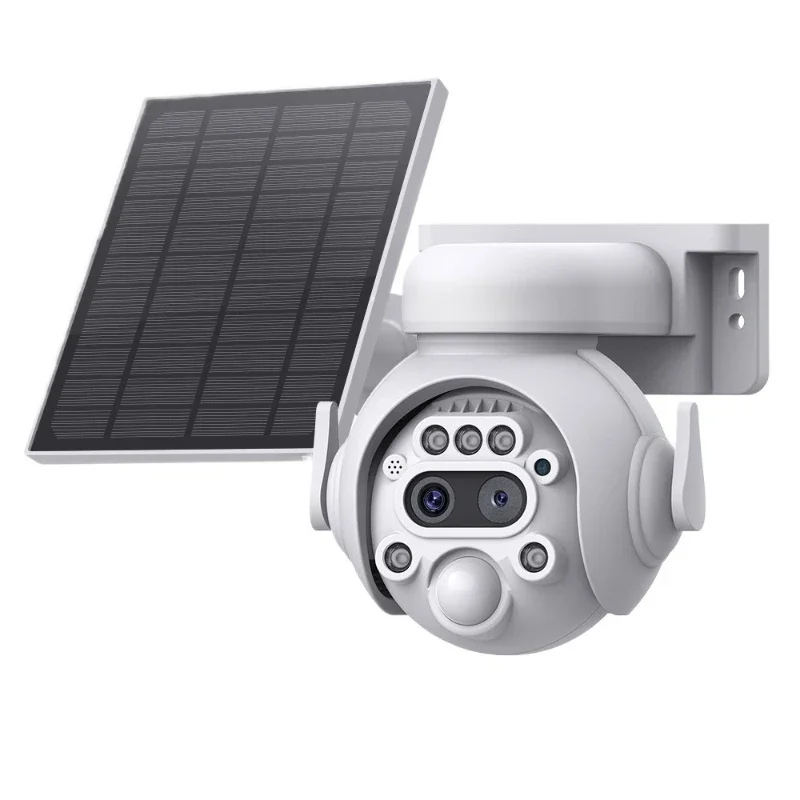 4G solar camera camera 6MP high definition full color camera 12x zoom outdoor surveillance ball machine