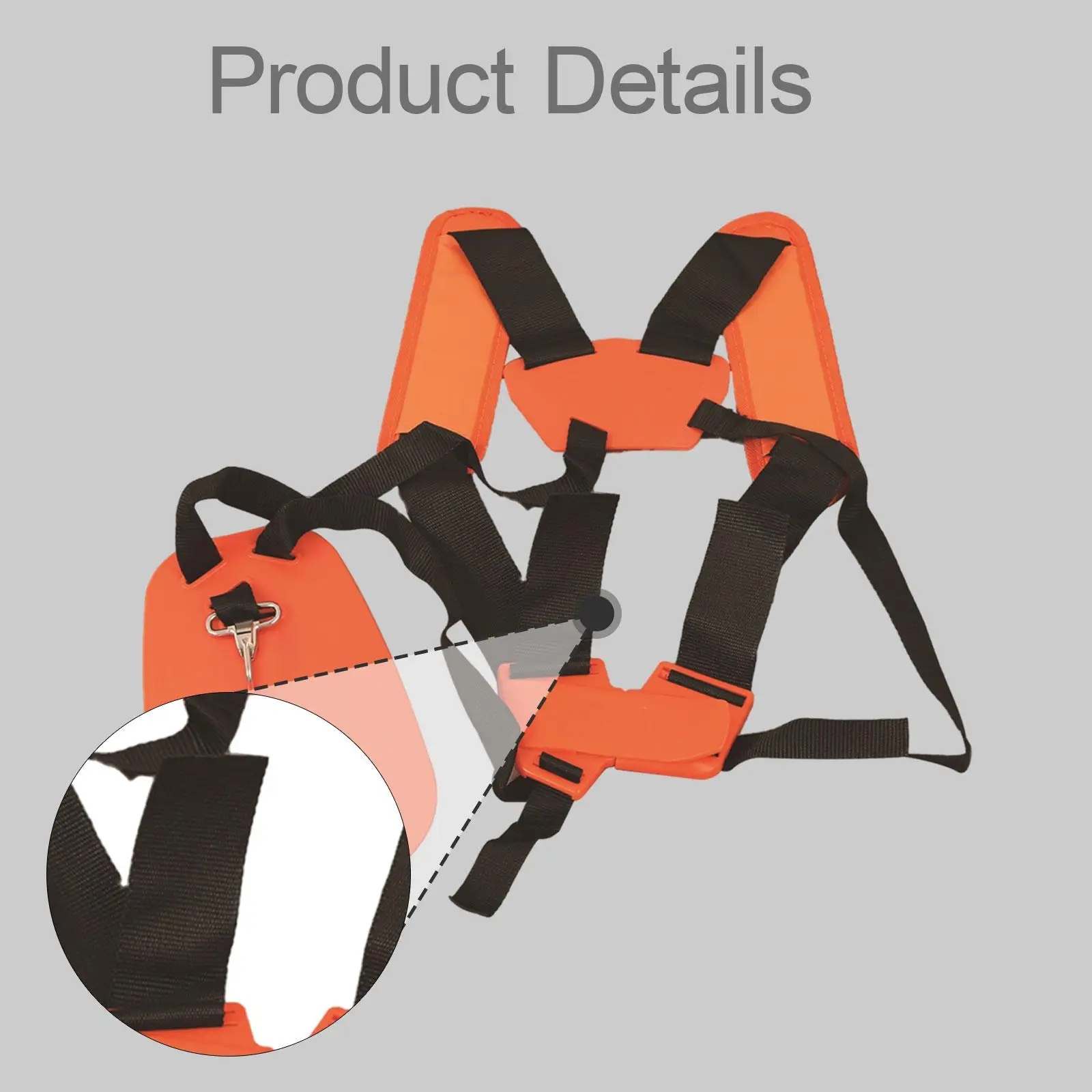Trimmer Shoulder Strap Accessories Multiuse Double Harness Portable Supplies Shoulder Strap for Brush Cutter Weeding
