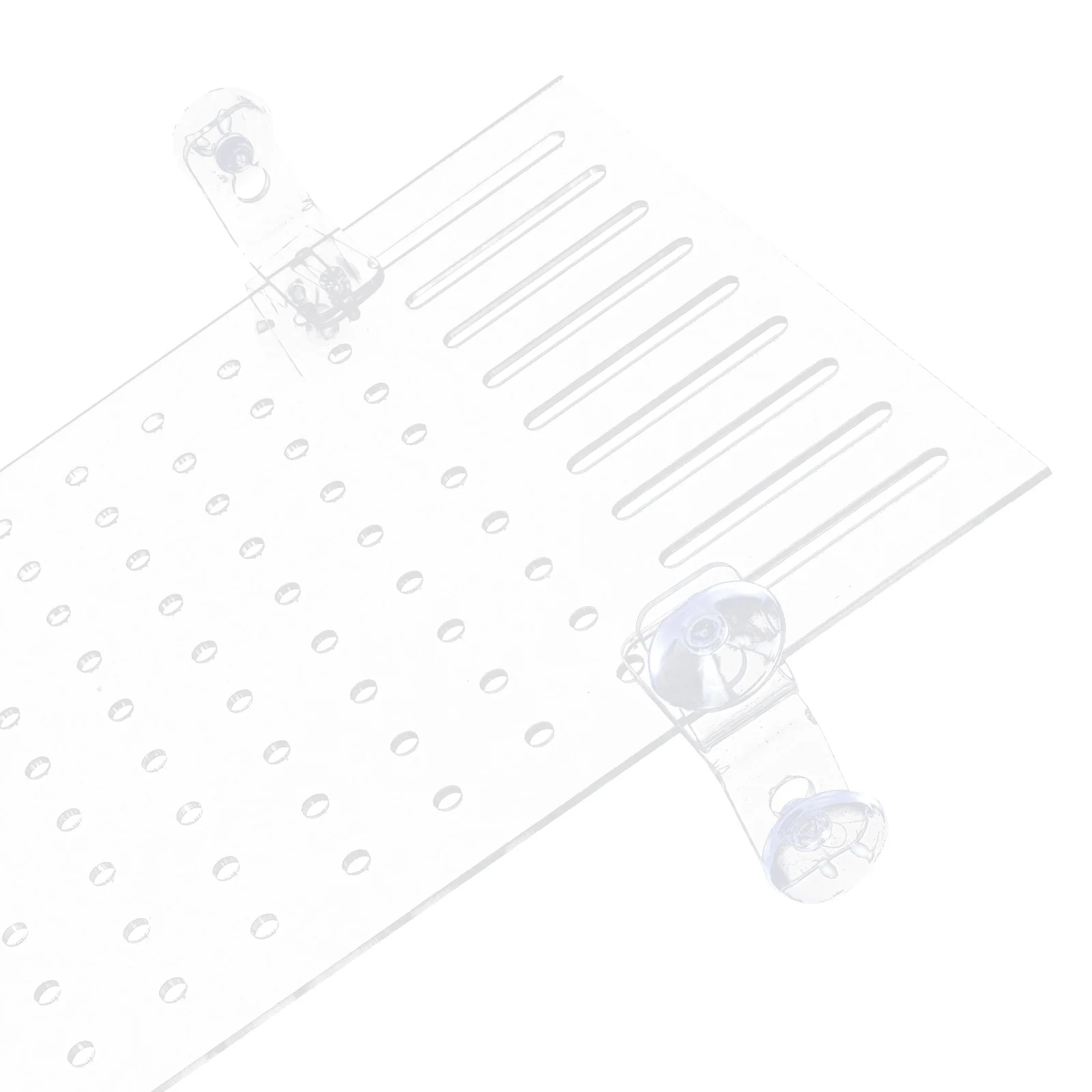 

1 set Fish Tank Divider 38x30cm Clear Acrylic Isolation Board Aquarium Separator Suction Cups Adjustable Partition Pet Supplies