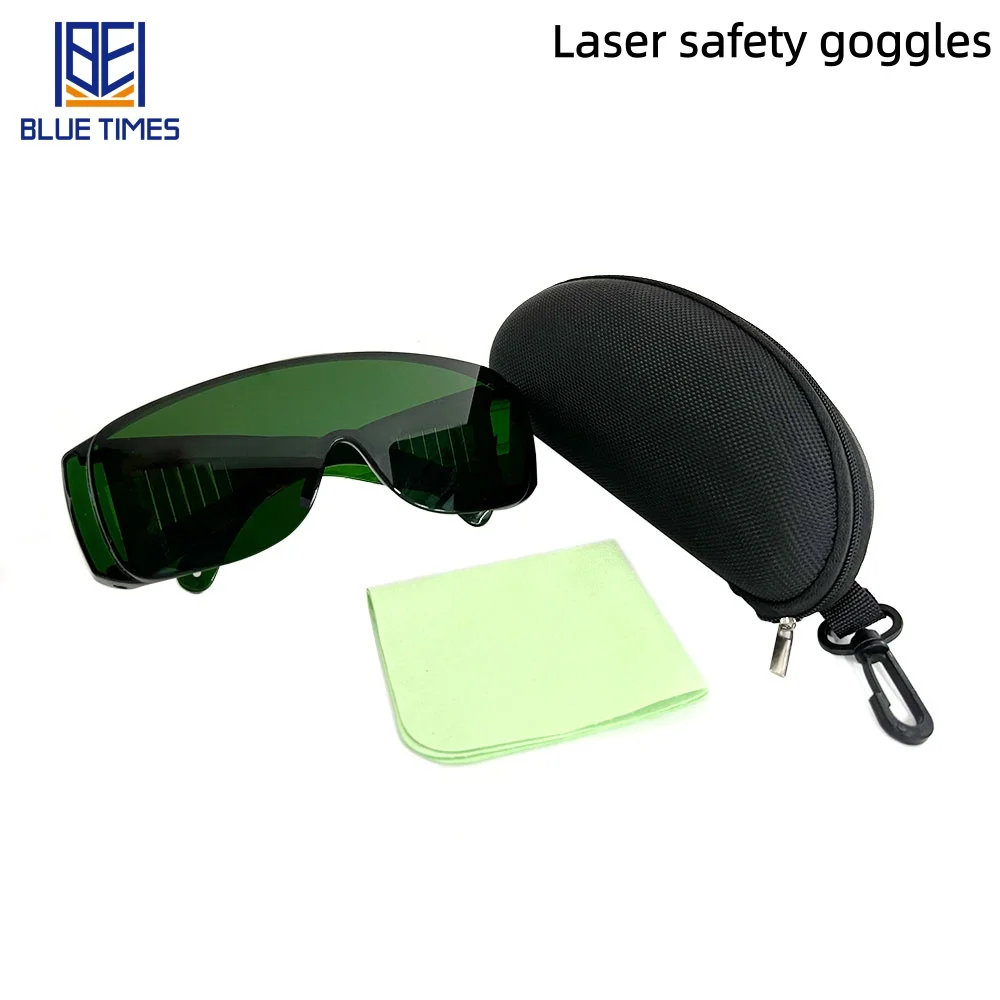 Bluetimes OD4+ Laser Safety Goggles Protective Eyewear Wavelength Range 405-1064nm  Visible Light Transmission Less Than15%