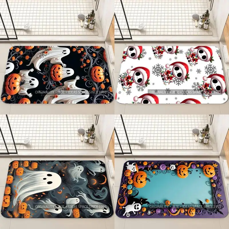 

Ghosts & Pumpkins Mat Living Room Decoration Home Sofa Non-Slip Carpet Study Bedroom Tatami Children'S Soft Floor Mat