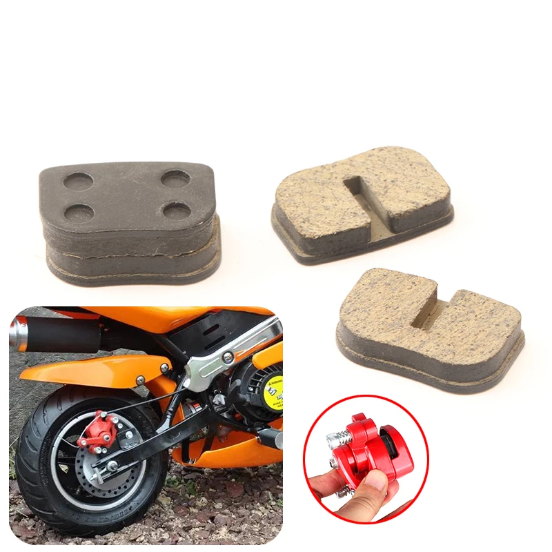 For 47 49cc Mini Dirt Bike Minimoto Pocket Bike Baby Kid Crosser Mini-gas Electric Scooters Accessoriess Disc Brake Shoe Pad