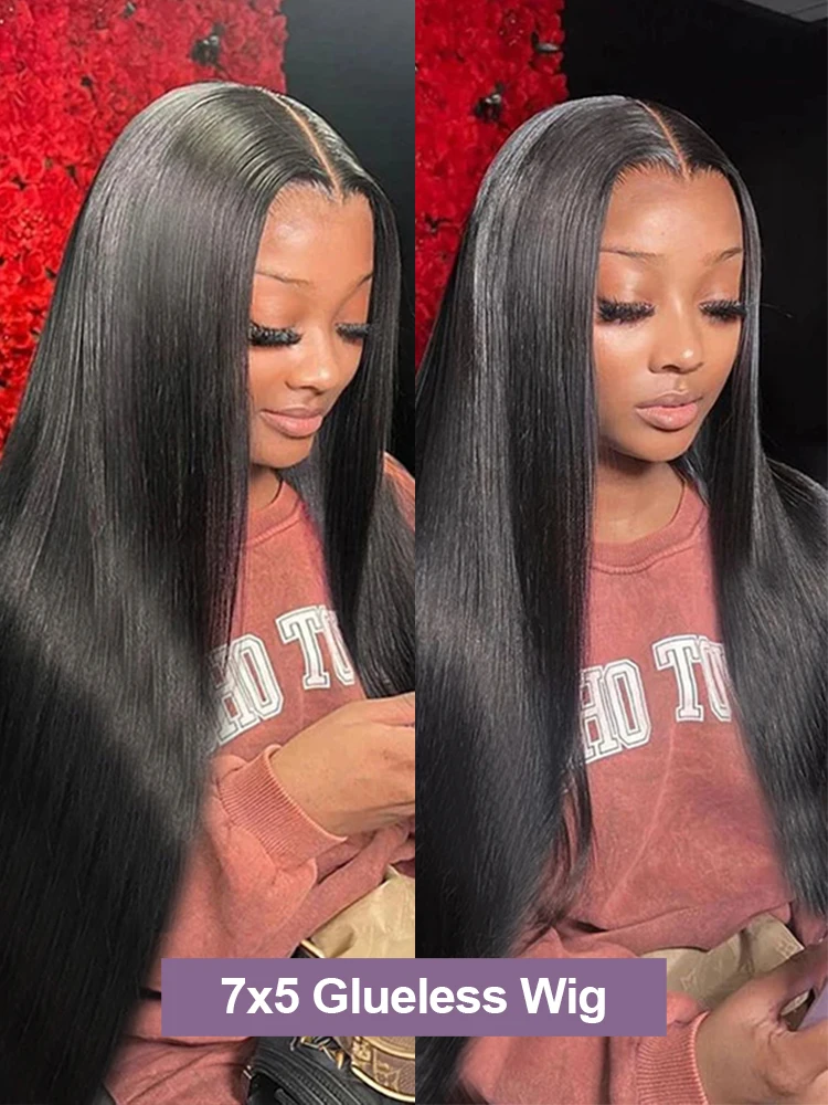 40 46 بوصة العظام مستقيم 13X4 غلويليس Hd الدانتيل شعر الإنسان الباروكات الفيتنامية 100% ارتداء الذهاب 13X6 Hd 360 كامل الدانتيل 7X5 شعر مستعار أمامي