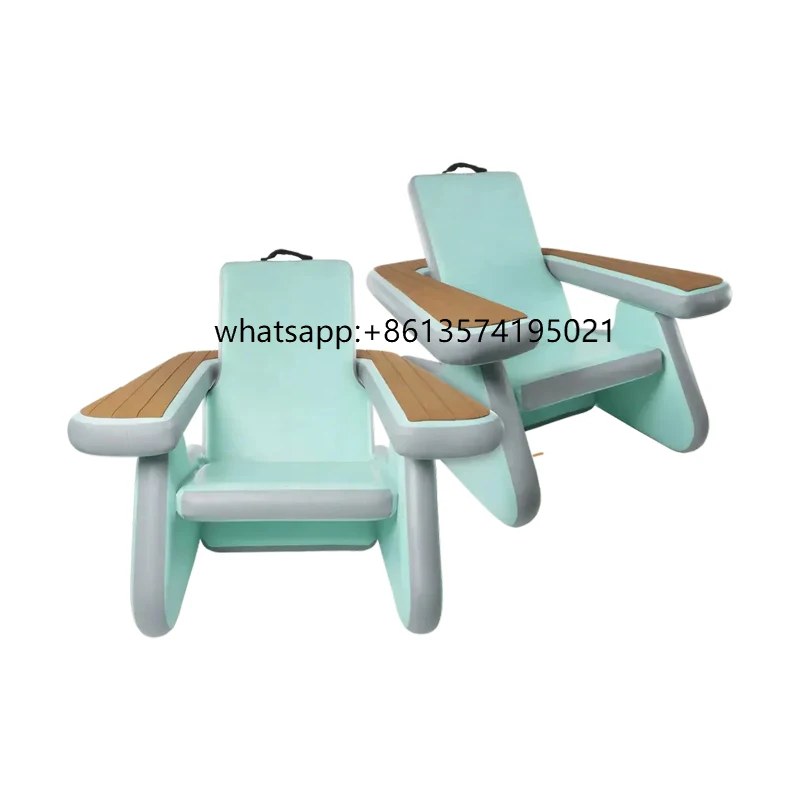 

Hot Sales Summer Water Play Equipment Inflatable Water Floating Chair Relaxing Chair Swim Platform