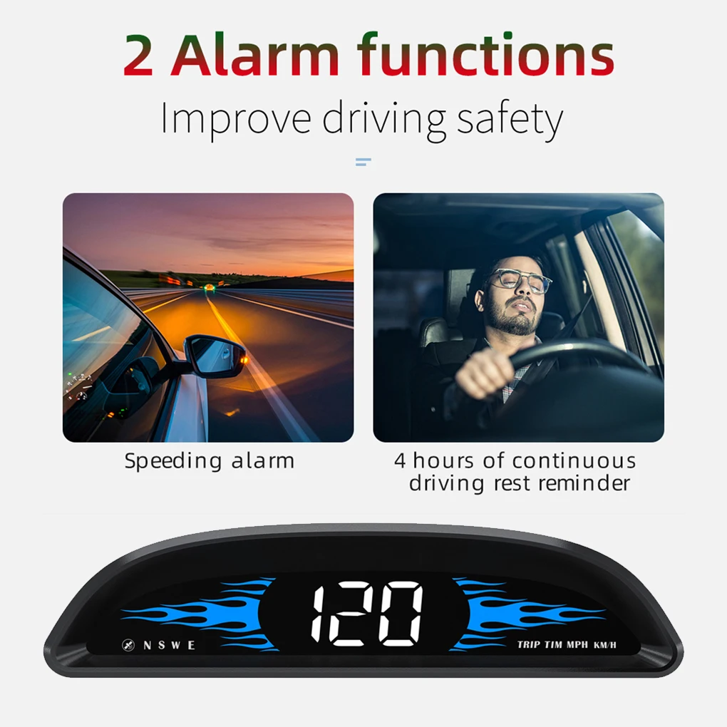 Materials Head-Up Display Car Accessories - Easy Installation Minimalist Car Electronics Accessories Head Up Display