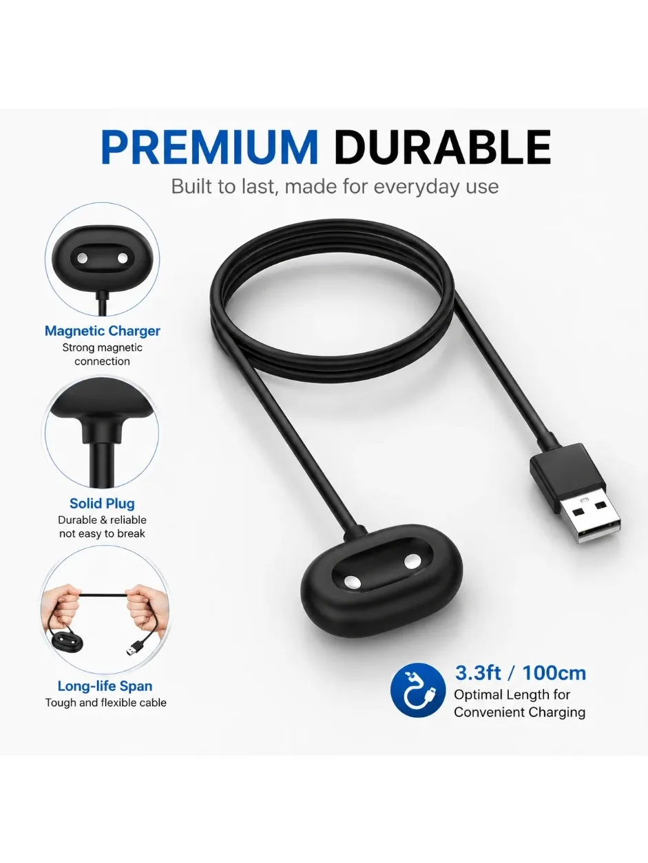 Magnetische Ladestation für Google Pixel Watch 4 5 41mm 45mm Smartwatch, Schnellladekabel USB/Typ C
