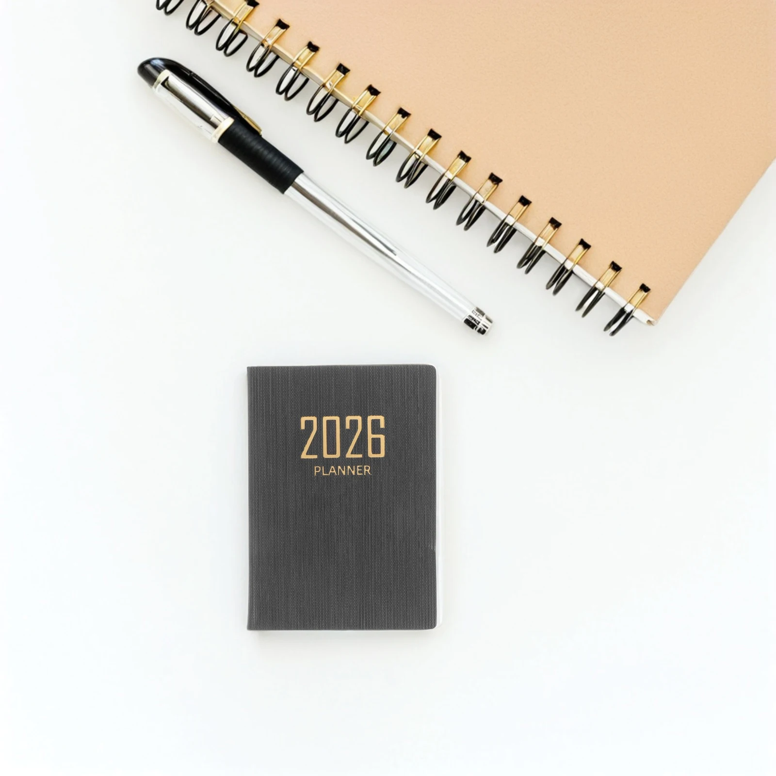 Mini Schedule Agenda Book Planner กระเป๋าโน้ตบุ๊ครายวันรายสัปดาห์รายเดือนกระดาษ Travel The