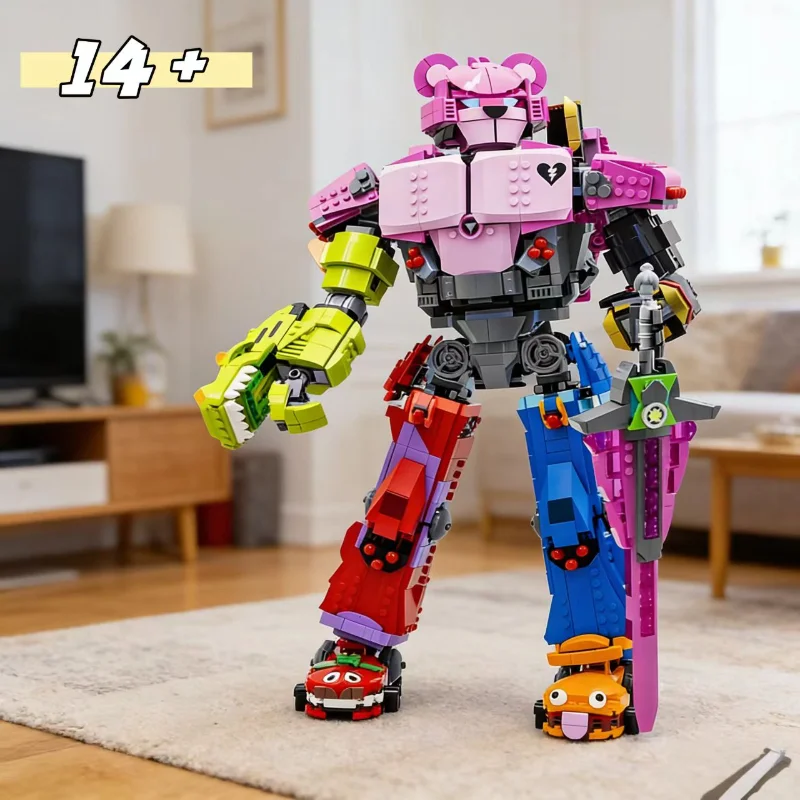 

IN STOCK 2503PCS MOC-77078 Mecha Team Leader Building Blocks Model Bricks Ornament Toys For Kids Adults Birthday Christmas Gifts