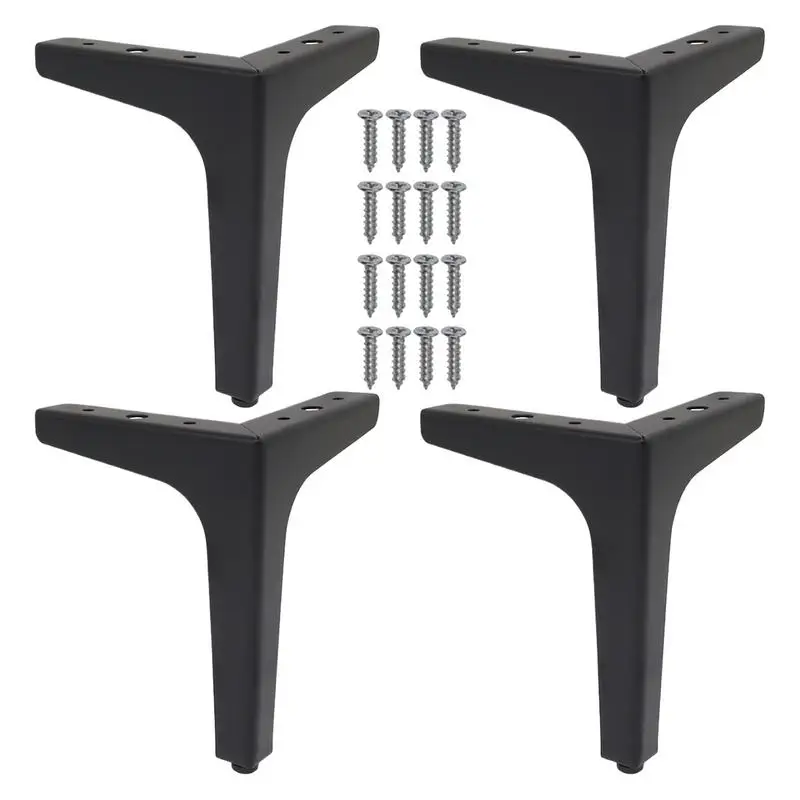 Table Legs Heavy Duty Table Legs Angled Base With Triangular Support For Furniture Industrial Style Family Dining Kitchen