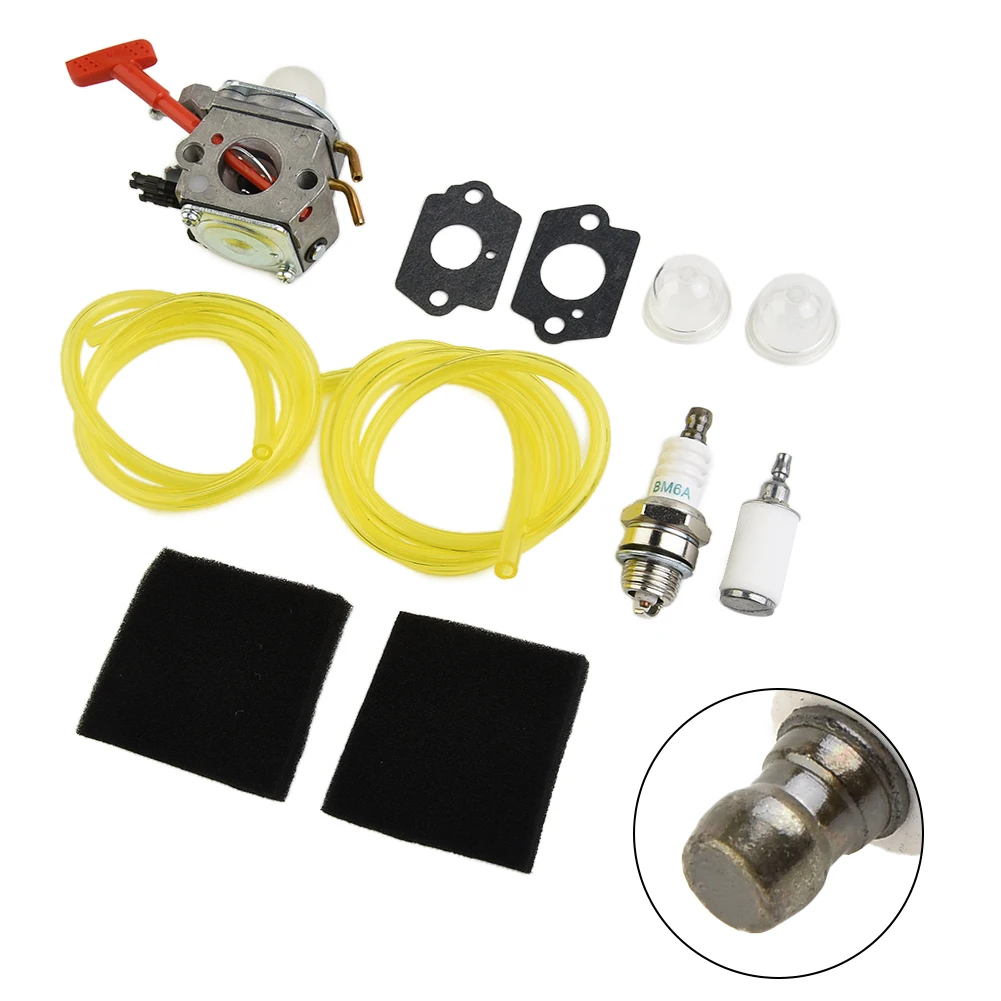 11pcs Carburetor Kit For Homelite PBC3600 C1U-H39A UP00608A UP00608 UP00021 UT-08107 UT-08107-A Garden Power Tool Accessories