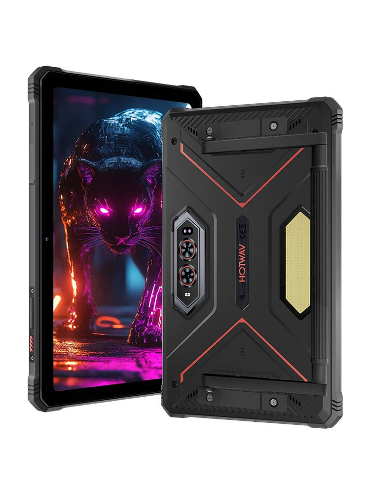 HOTWAV R9 Ultra 5G Octa-Core Robustes Tablet 20080mAh Riesiger Akku 20W Schnellladung Android 15 Pad 11'' FHD+ 2K Display 8GB RAM 512GB ROM Super Campinglight Tablet-PC Mit Stylus-Stift, Flexiblem