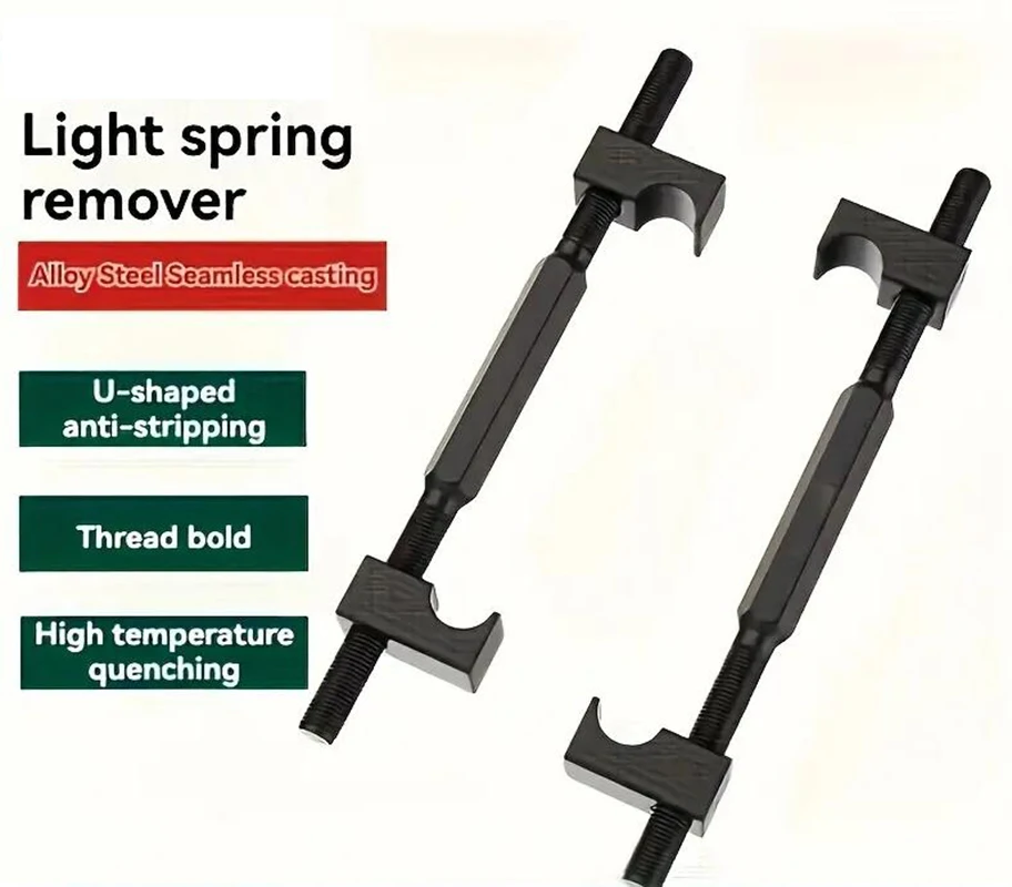 Motorcycle Spring Compressor Strut Spring Compressor Kit Manual Removal Puller Tool For Motorbike Front Strut Replacement Parts